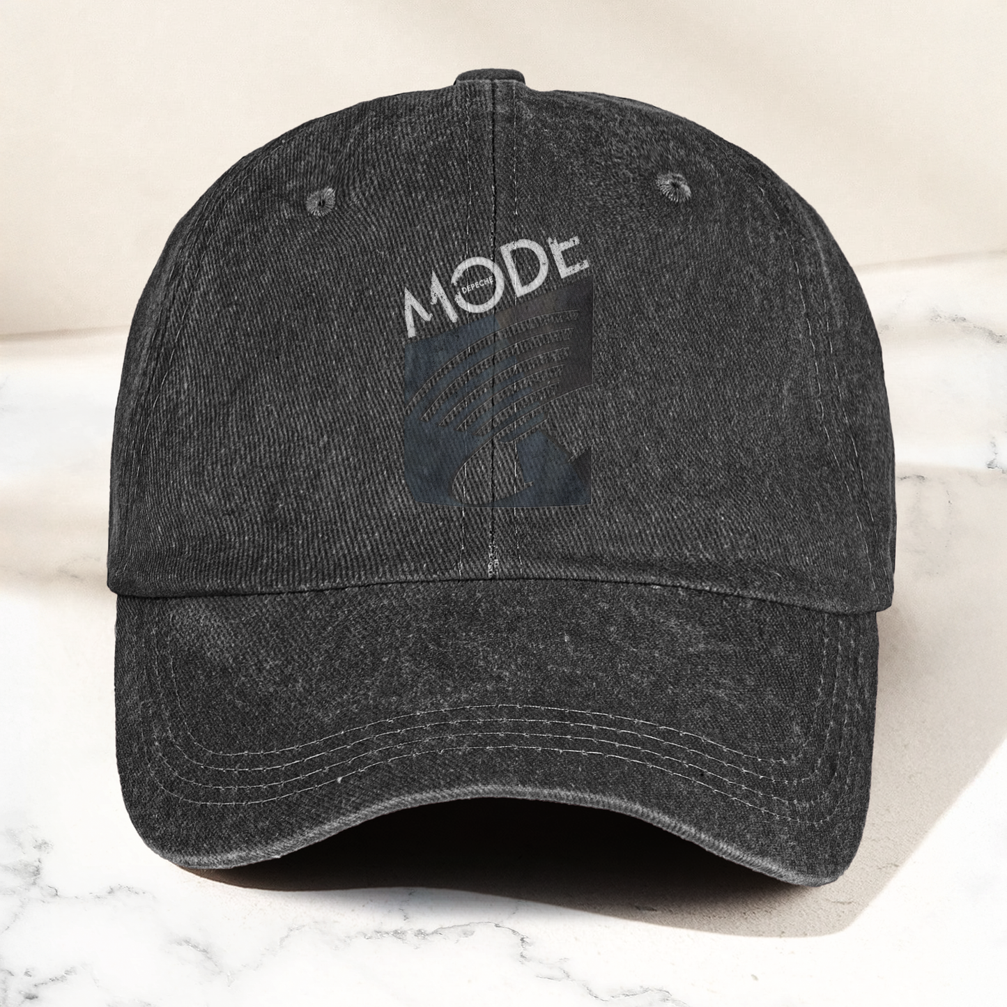 Depeche Mode Music for the Masses Denim Cap – Vintage Depeche Mode Band Album Merch Gift for Dad (With Box)