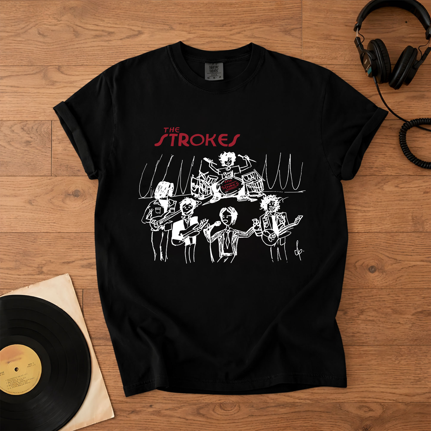 The Strokes Band Graphic Tour T-Shirt – Retro Music Band Merch Tee