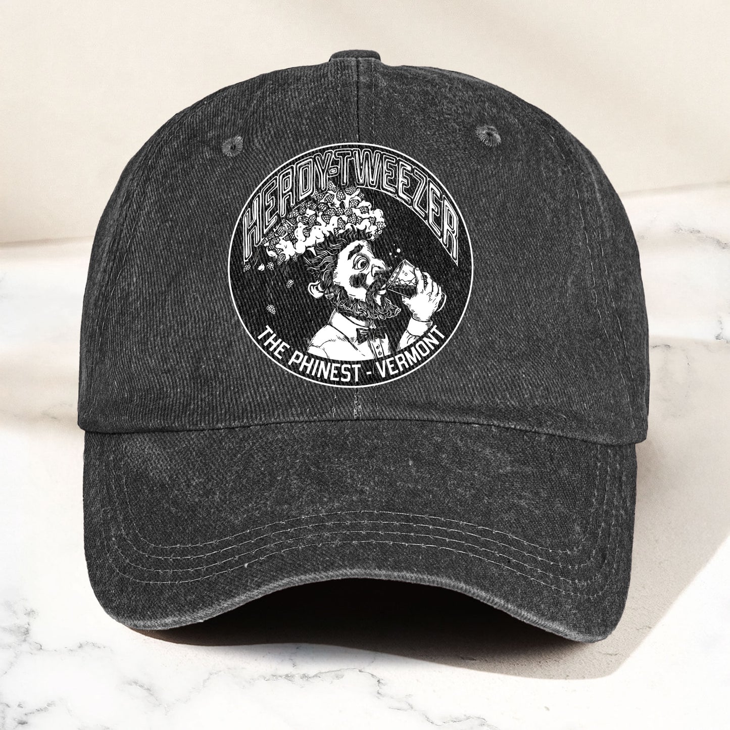 Heady Tweezer Phish Band Denim Cap – Retro Rock Music Merch Cap Gift For Dad (With Box)