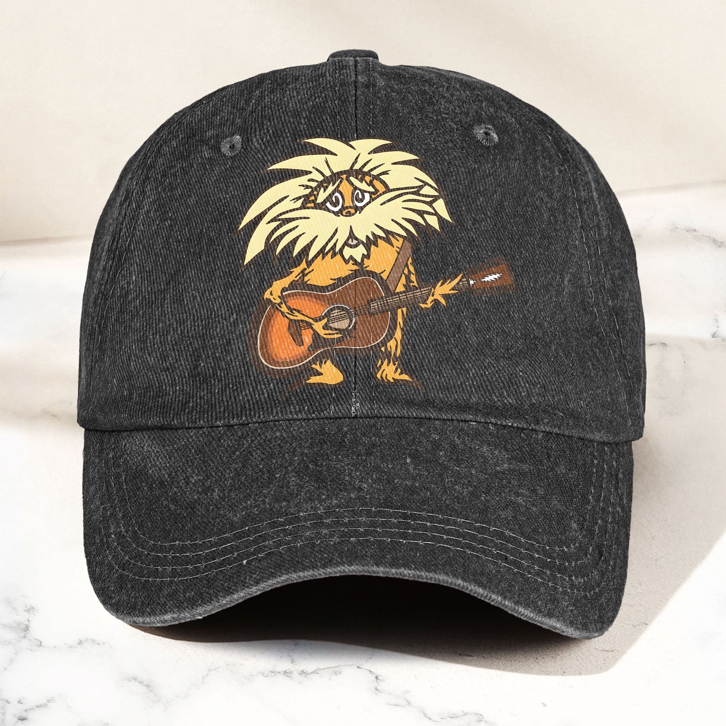 Bob Weir Denim Cap – Retro Bob Weir of Grateful Dead Merch Dad Hat (With Box)