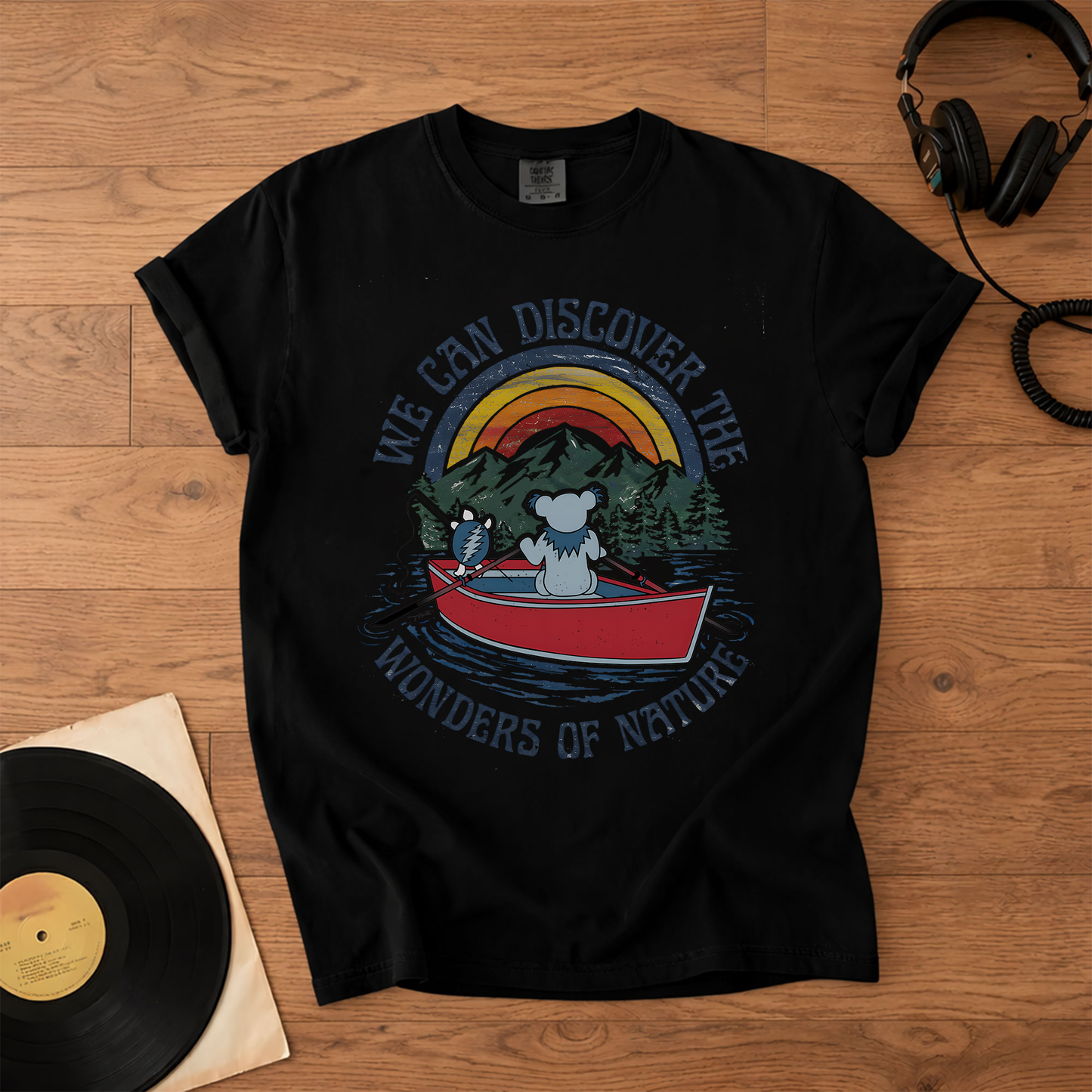 Grateful Dead Bear Discover The Wonders Of Nature T-Shirt – Retro Music Band Merch Tee