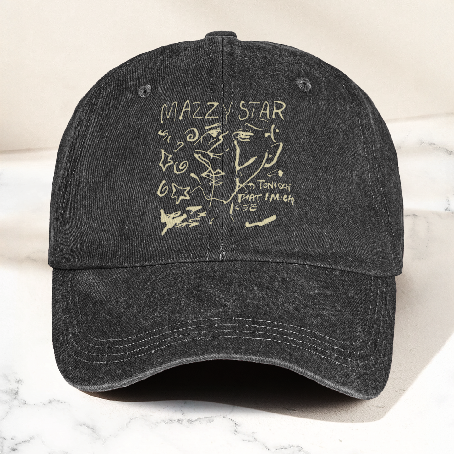 Mazzy Star So Tonight That I Might See Vintage Denim Cap – Retro Mazzy Star Band Cap Gift For Dad (With Box)