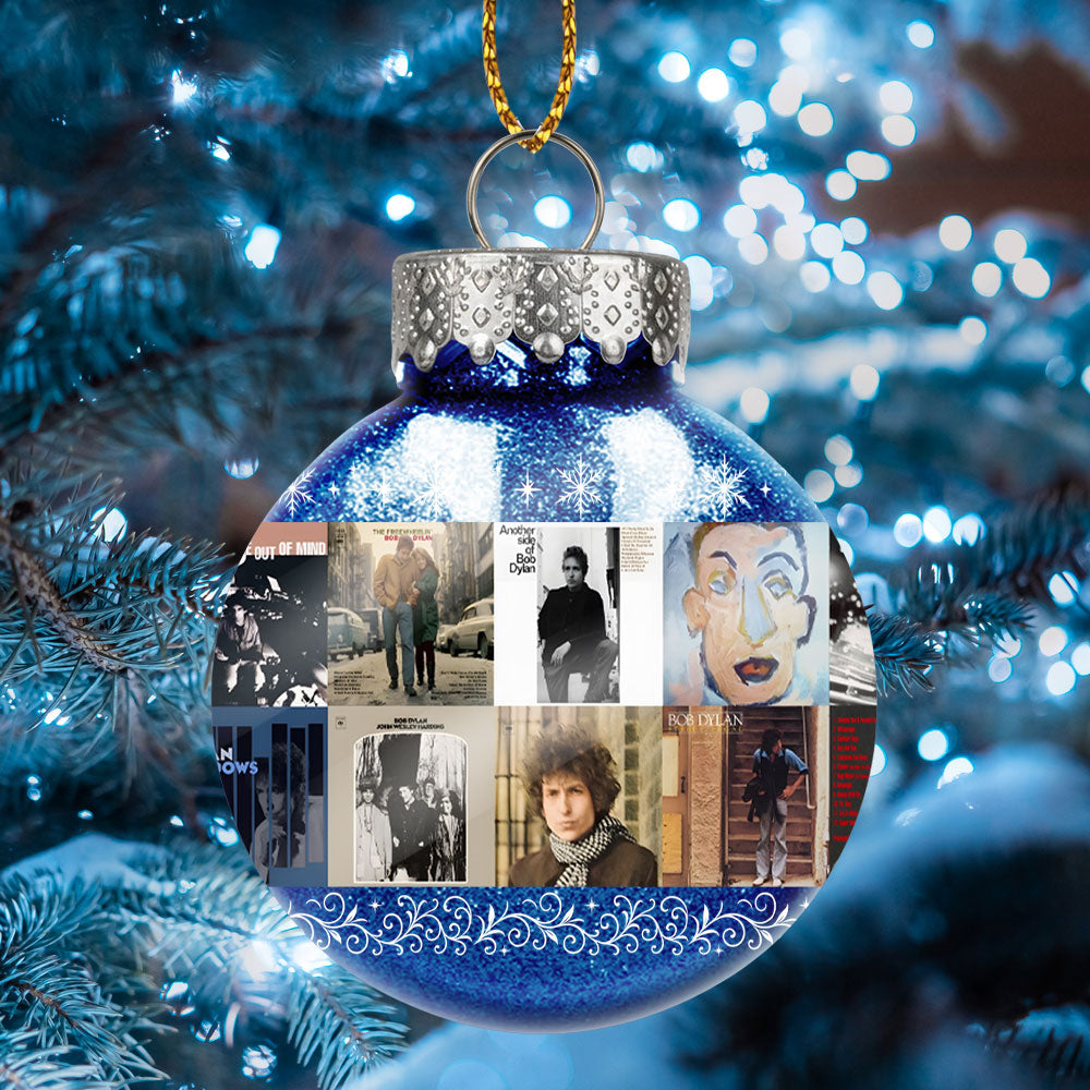 Bob Dylan Ball Ornament – A Tribute to the Poet of Rock and Timeless Melody