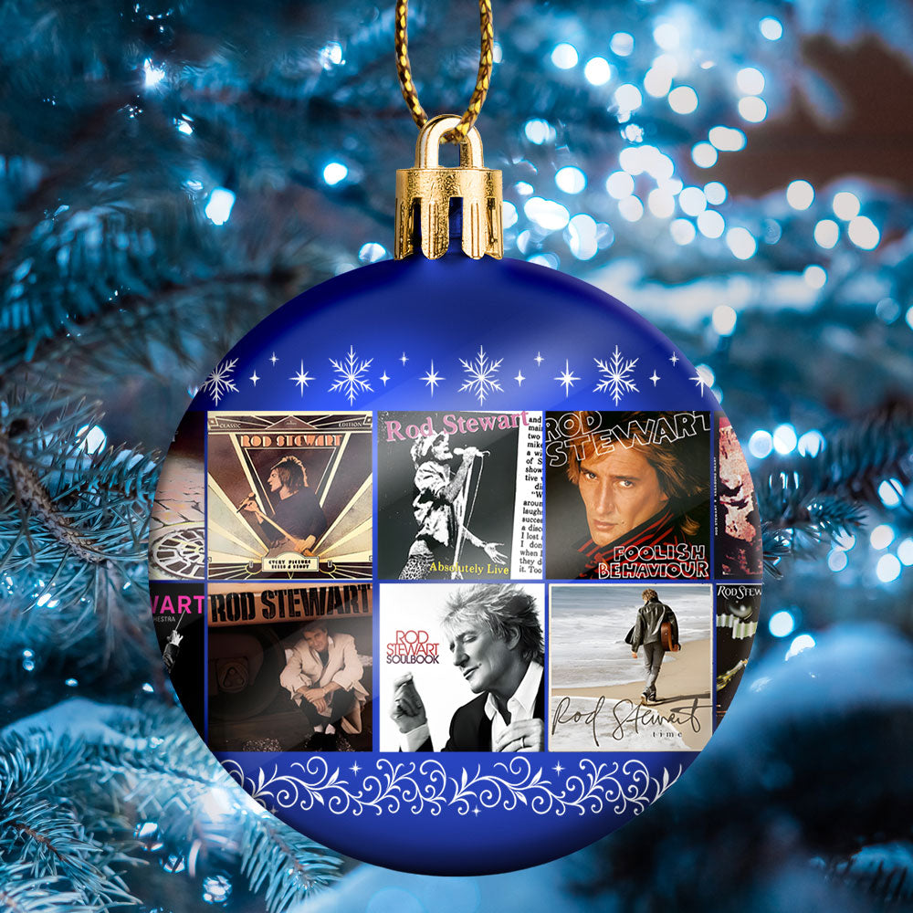 Rod Stewart Ball Ornament – Celebrate the Voice of Rock and Romance