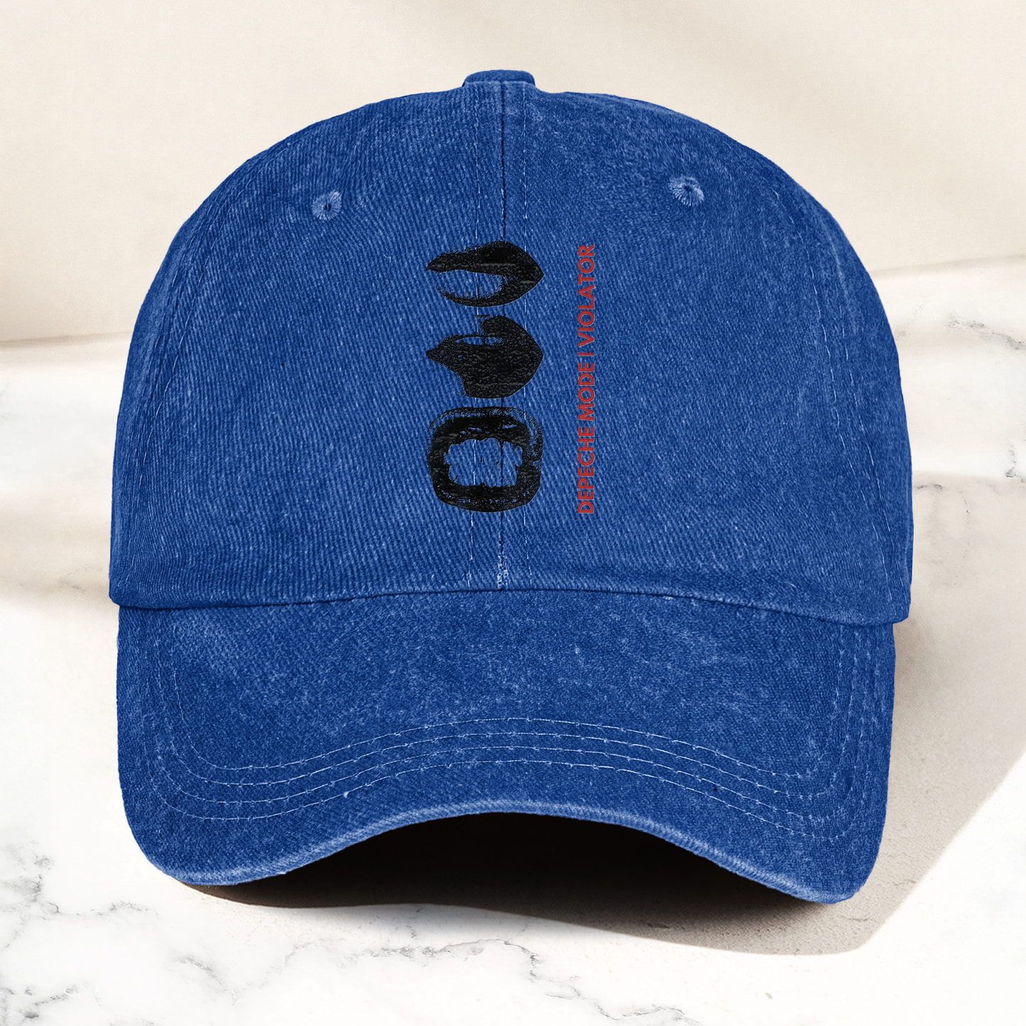Depeche Mode Violator Denim Cap – Vintage Depeche Mode Band Merch Gift for Dad (With Box)