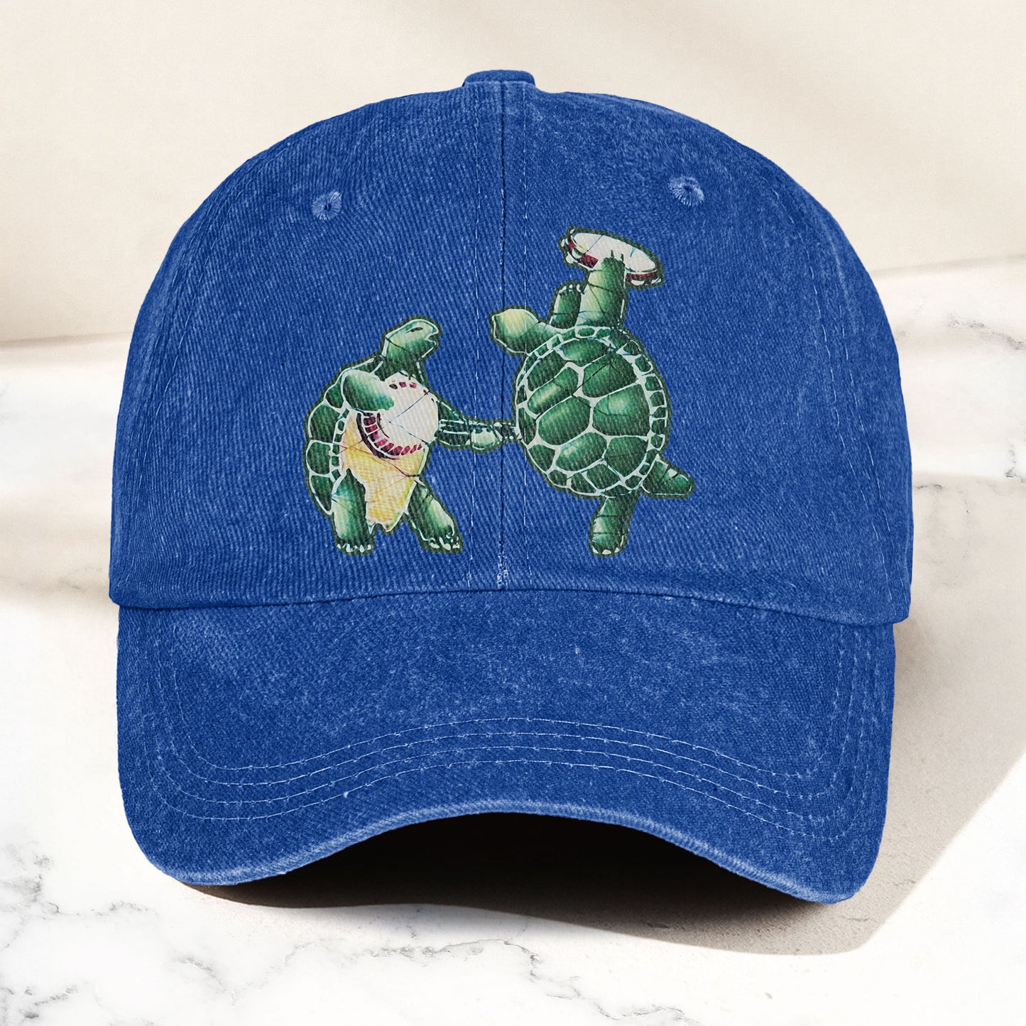 Grateful Dead Dancing Terrapins Denim Cap – Grateful Dead Tribute Merch Dad Hat (With Box)