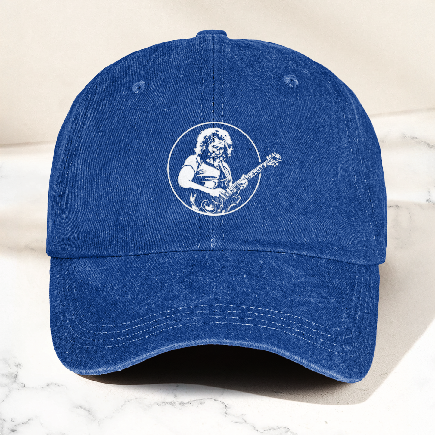 Jerry Style Guitarist Dad Hat – Vintage Jam Band Tribute Cap