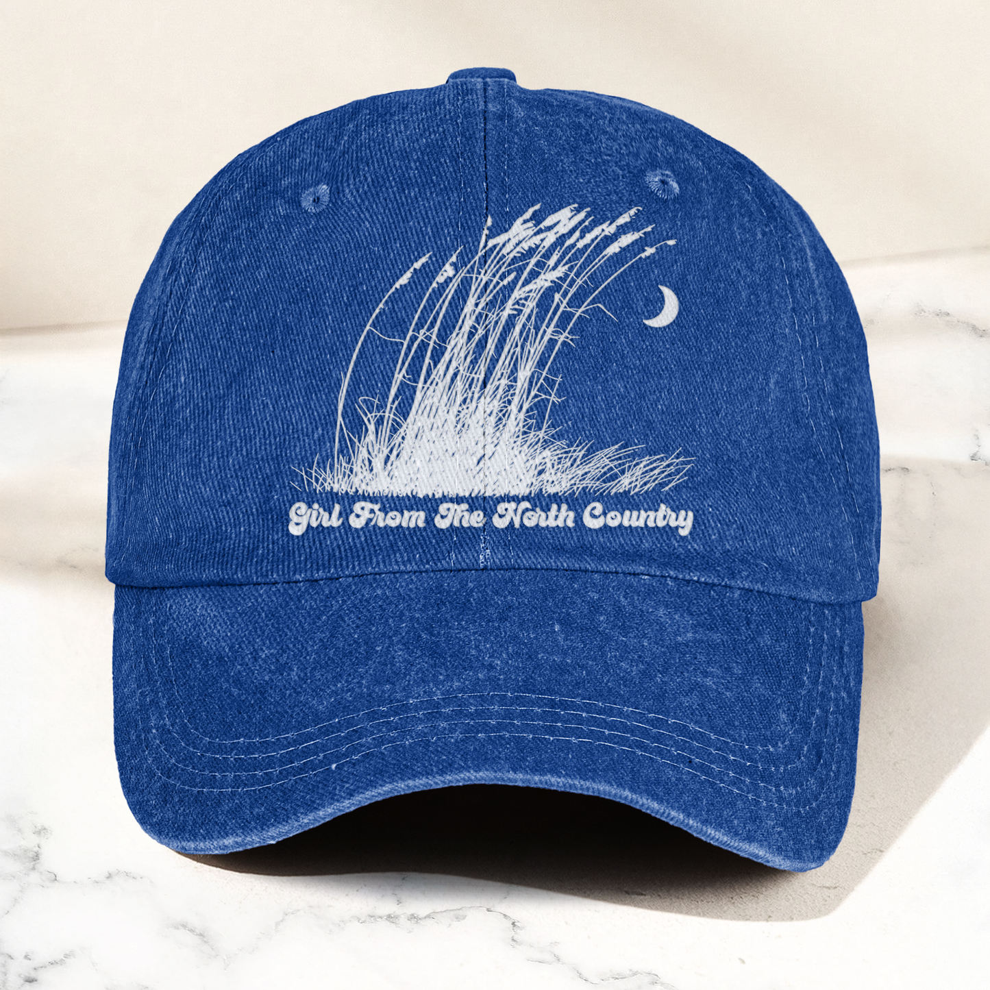 Bob Dylan Girl From The North Country Folk Lyrics Music Merch Denim Cap – Retro Vintage Dad Cap Gift For Dad (With Box)