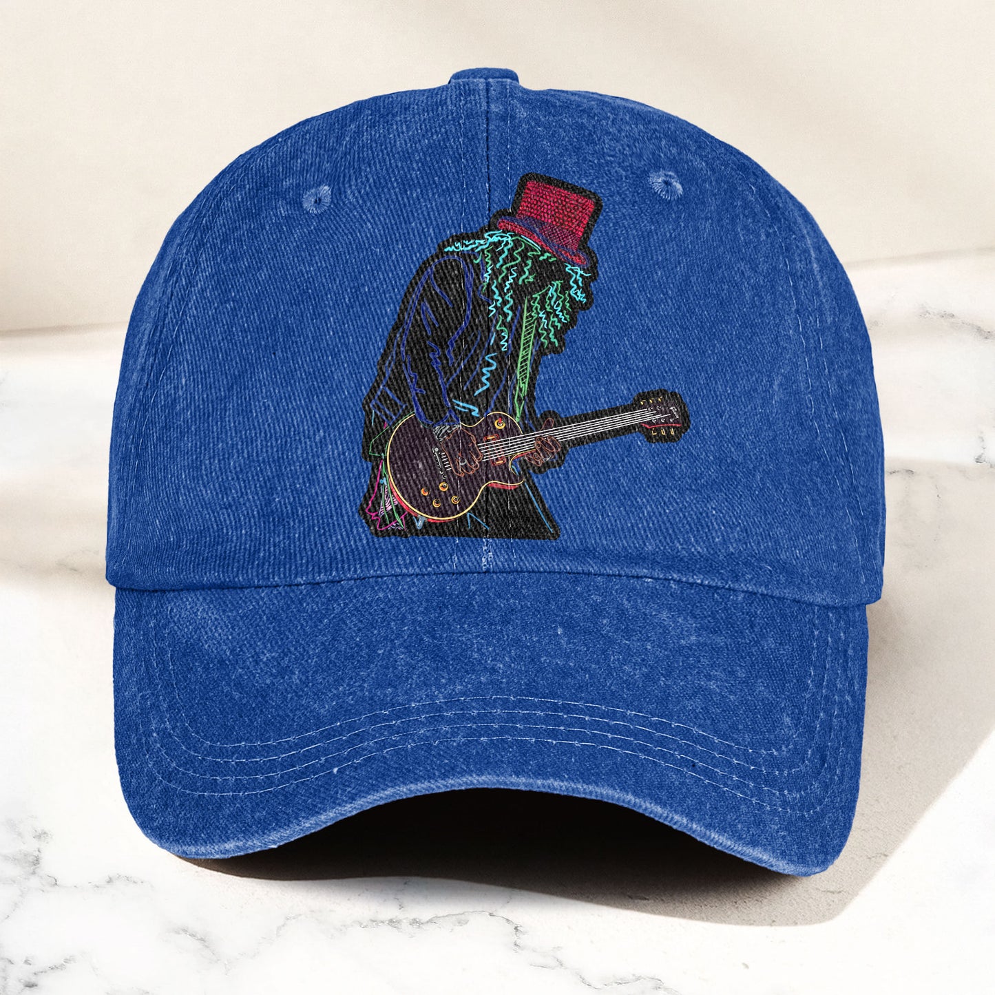 Gun N'rose Denim Cap – Retro Vintage Dad Cap Gift For Dad (With Box)