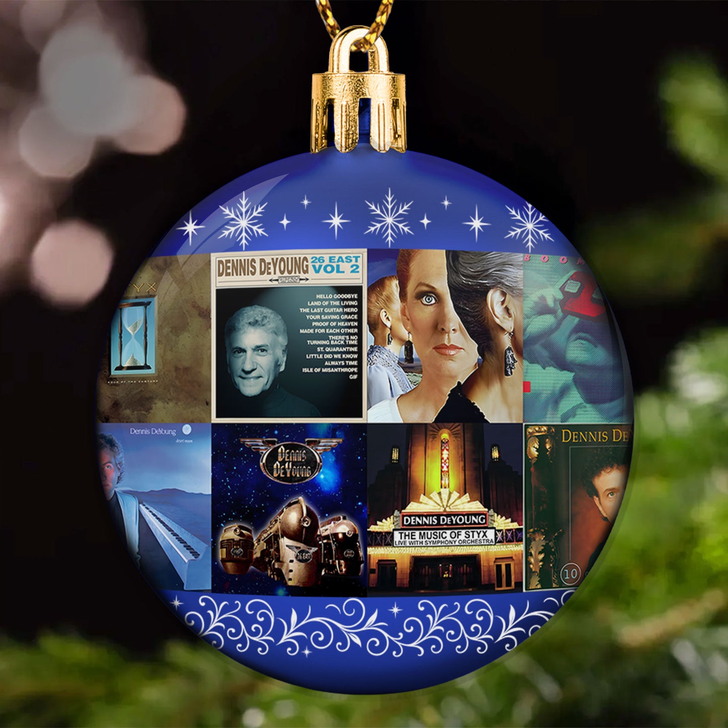 Dennis DeYoung Ball Ornament – The Voice of Styx Collection