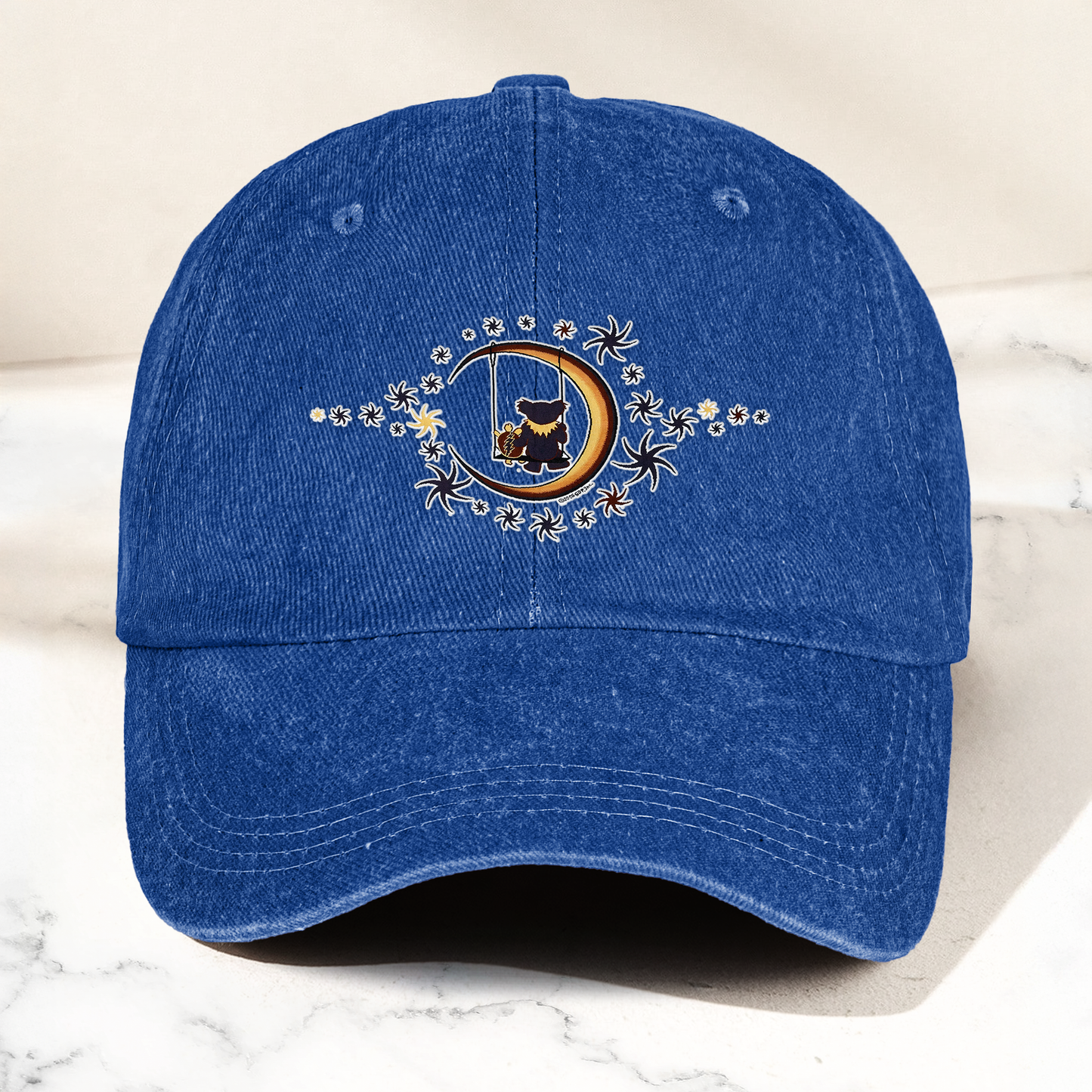 Grateful Dad Cap – Dancing Bears Moon Swing Dad Hat
