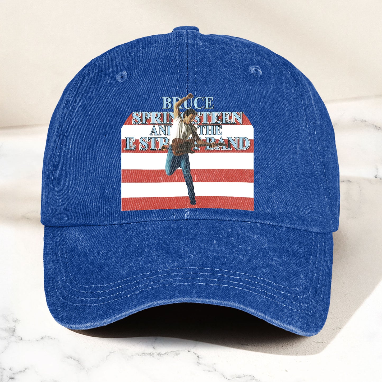 Bruce Springsteen Denim Cap – Retro Vintage Dad Cap Gift For Dad (With Box)
