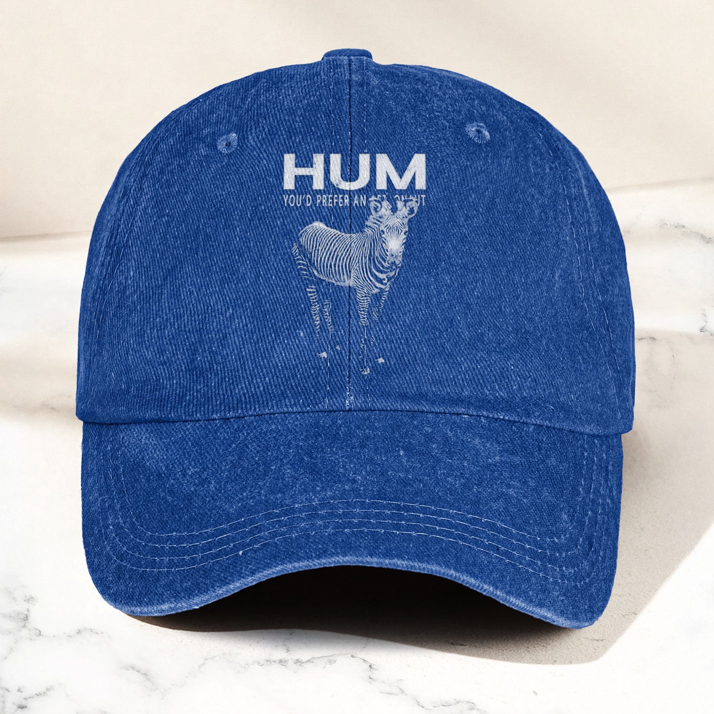 Hum You’d Prefer An Astronaut Vintage Dad Hat – Indie Rock Washed Cotton Cap Gift For Dad (With Box)