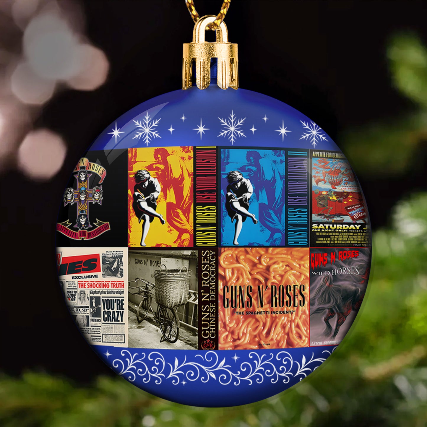 Guns N’ Roses Ball Ornament – Hard Rock Icons