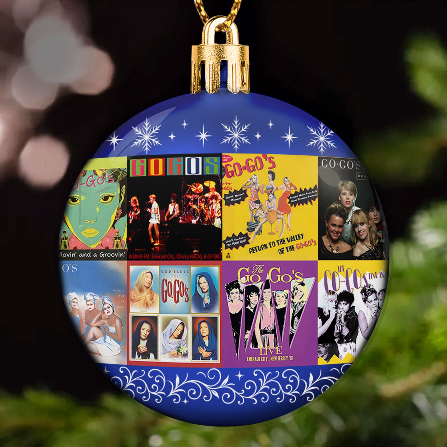 The Go-Go’s Ball Ornament – Pop Rock Trailblazers