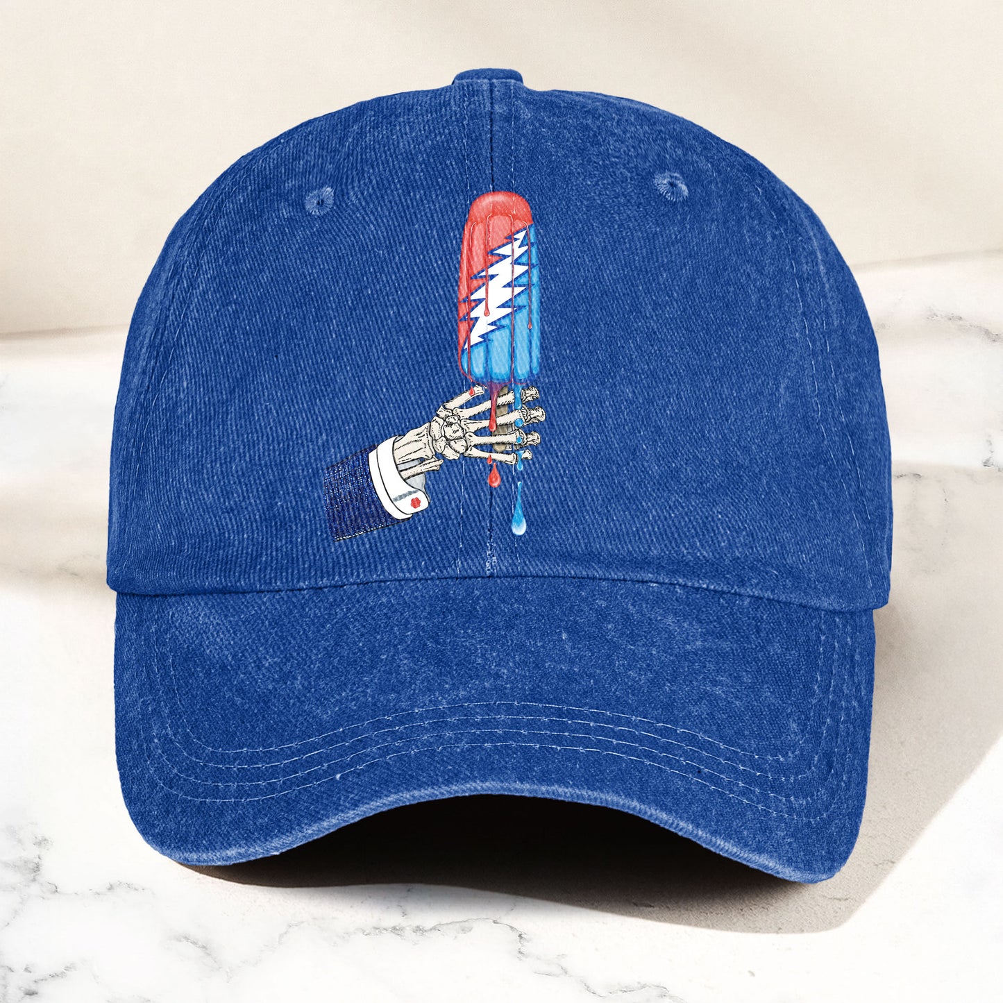 Grateful Dead Rocket Pop Denim Cap – Retro Music Fan Merch Cap Gift For Dad (With Box)