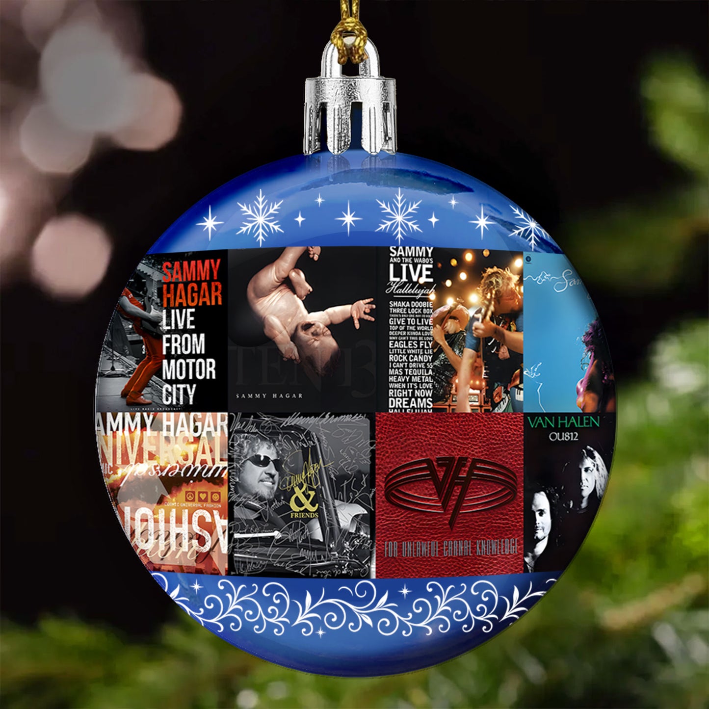 Sammy Hagar Ball Ornament – Rocking the Holidays with the Red Rocker Spirit