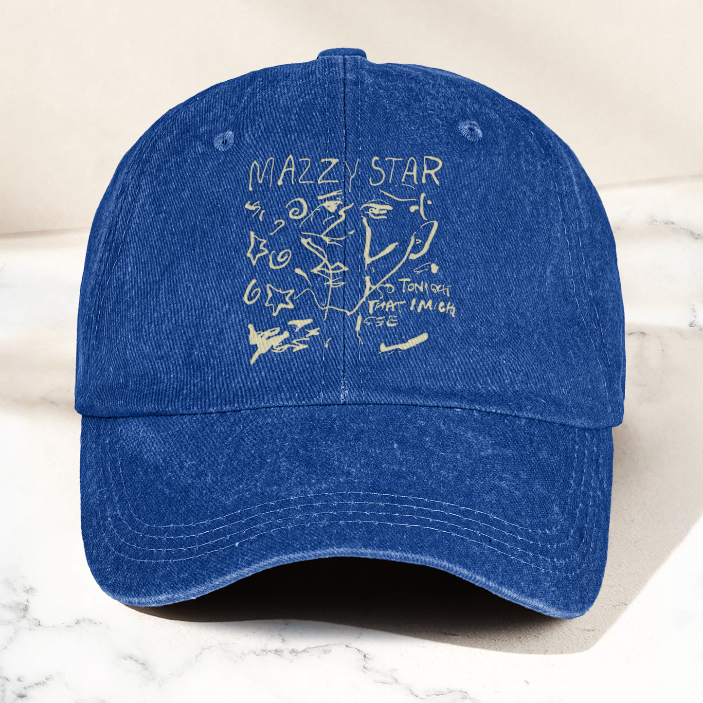Mazzy Star So Tonight That I Might See Vintage Denim Cap – Retro Mazzy Star Band Cap Gift For Dad (With Box)