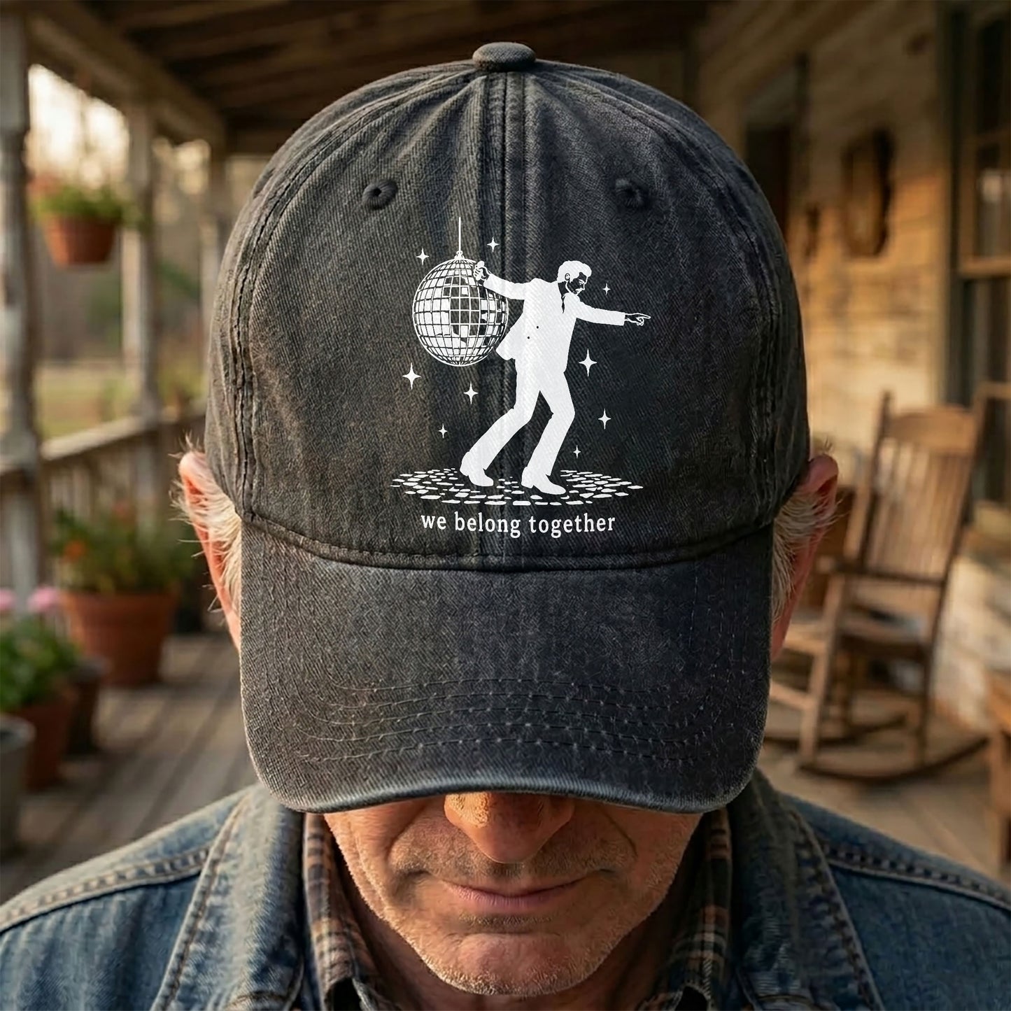 Ritchie Valens We Belong Together Disco Ball Retro Music Merch Denim Cap – Retro Vintage Dad Cap Gift For Dad (With Box)