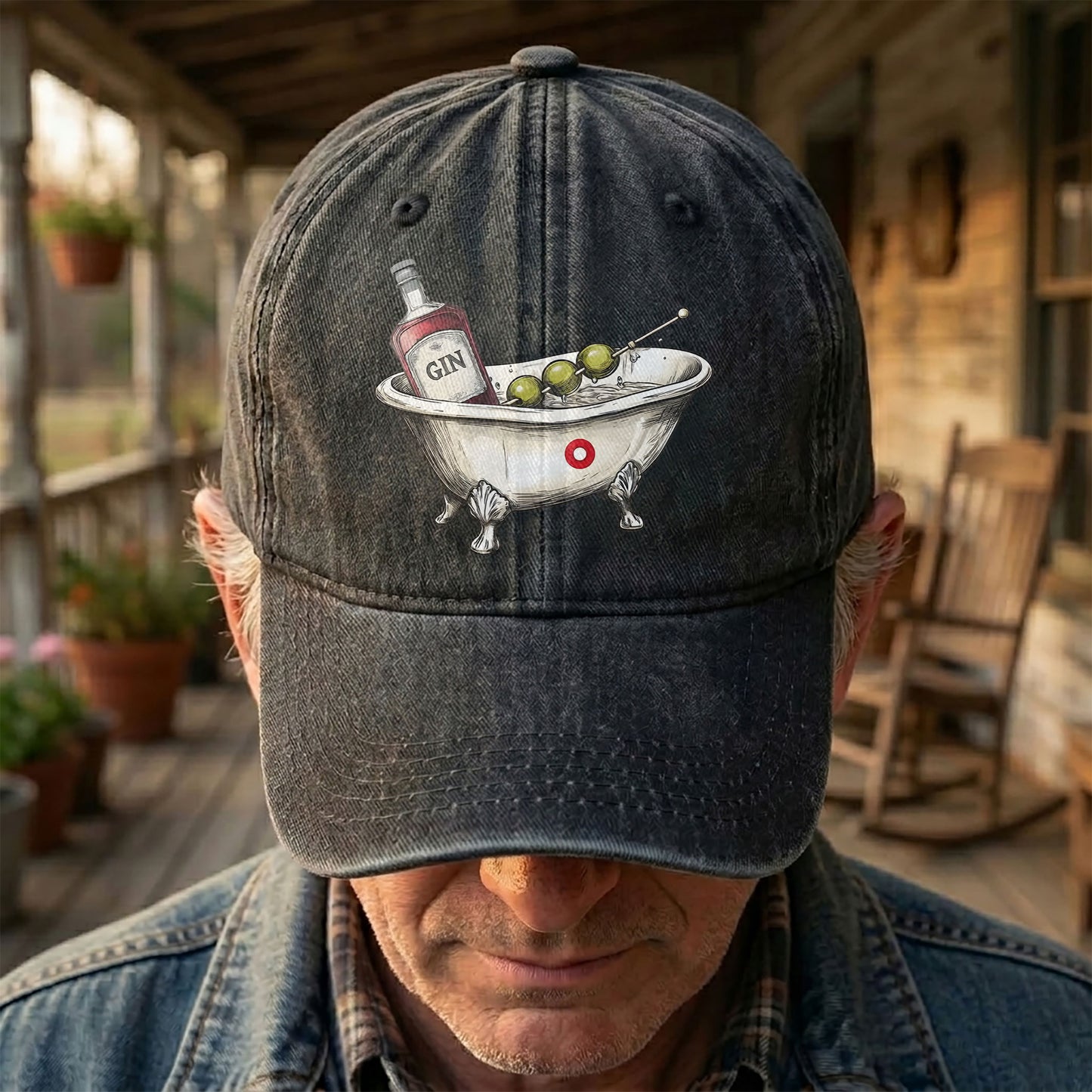 Phish Bath Tub Gin Denim Cap – Retro Music Fan Merch Cap Gift For Dad (With Box)