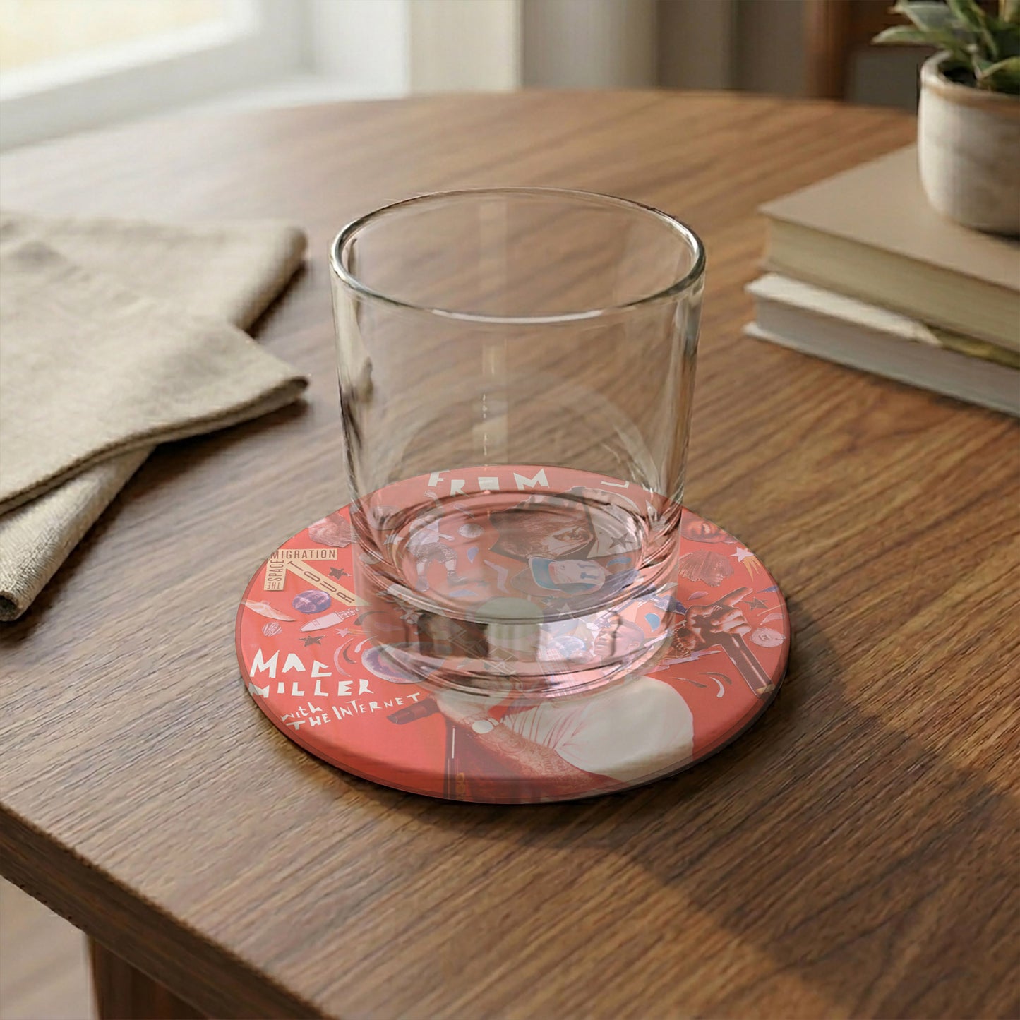 Mac Miller Album Ceramic Coaster Set – Music Tribute Drink Coasters