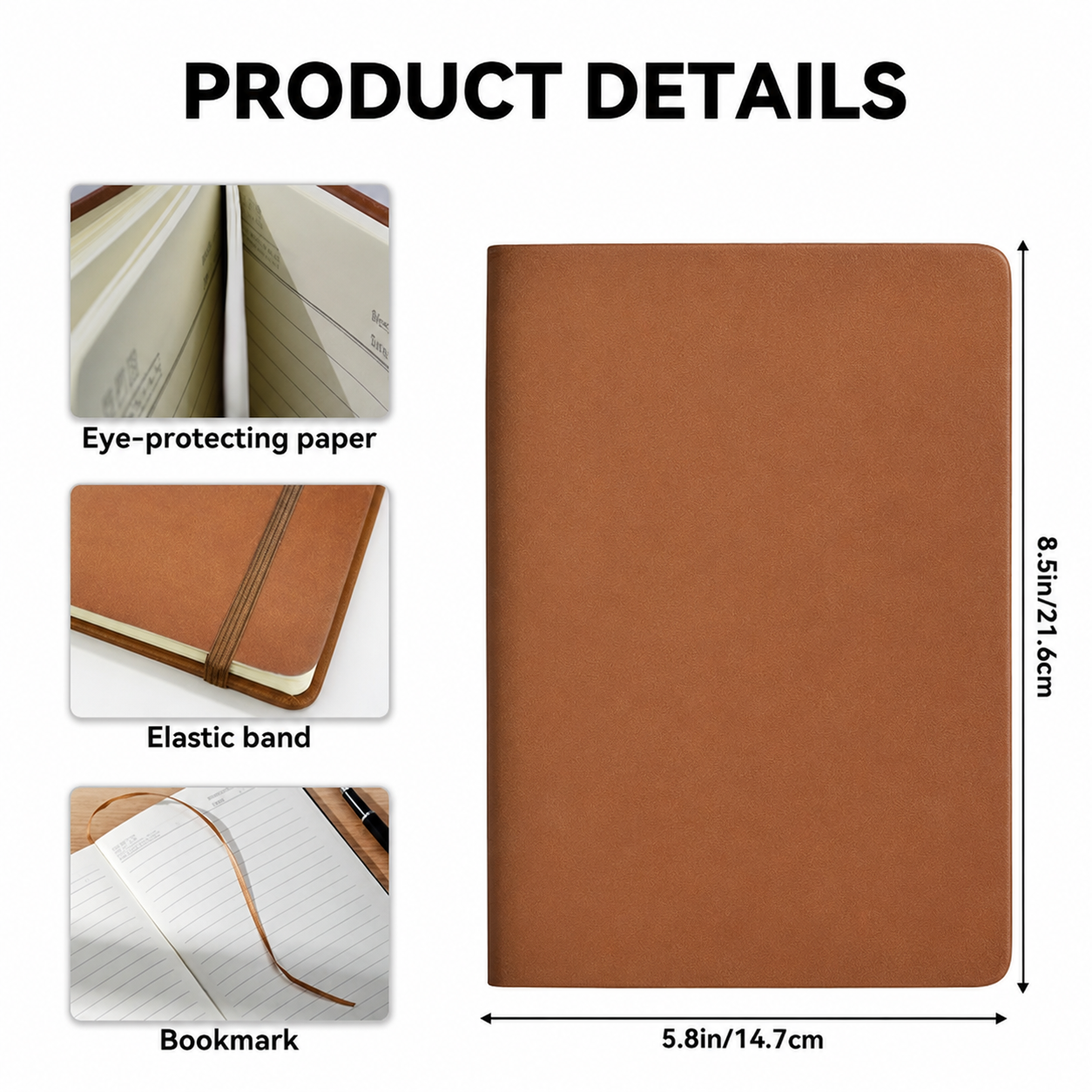 The Beatles Icons Vegan Leather Journal - Personalized A5 Printed Notebook