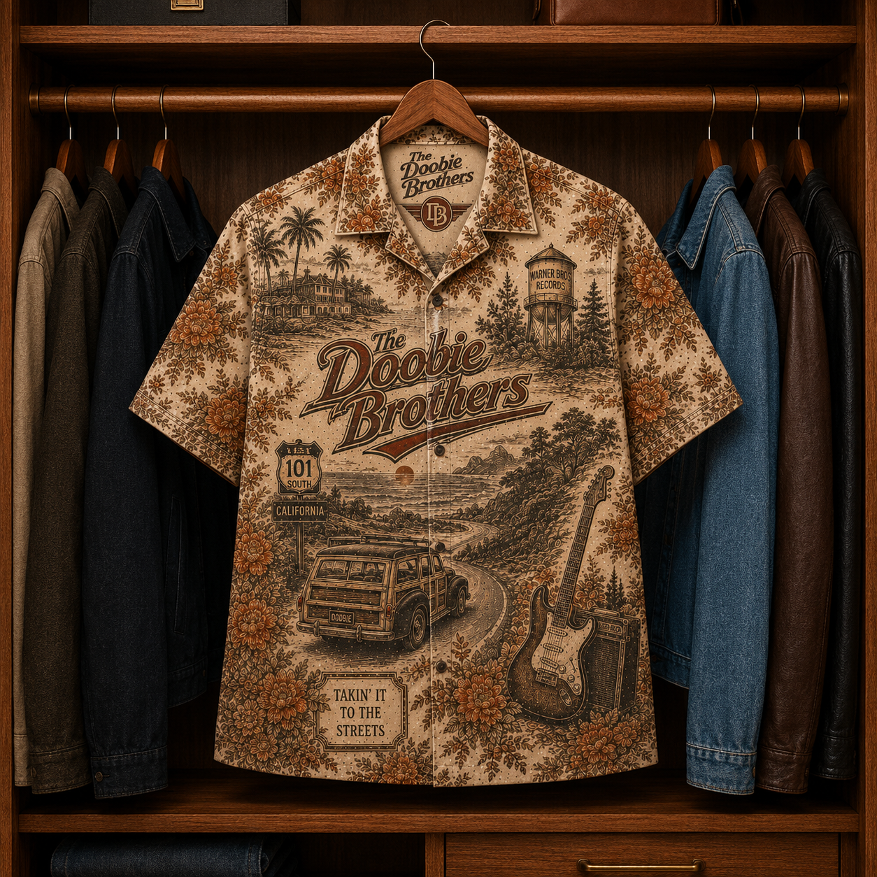 The Doobie Brothers Luxury Hawaiian Shirt - Mexican Inspired Hawaiian Special Shirt