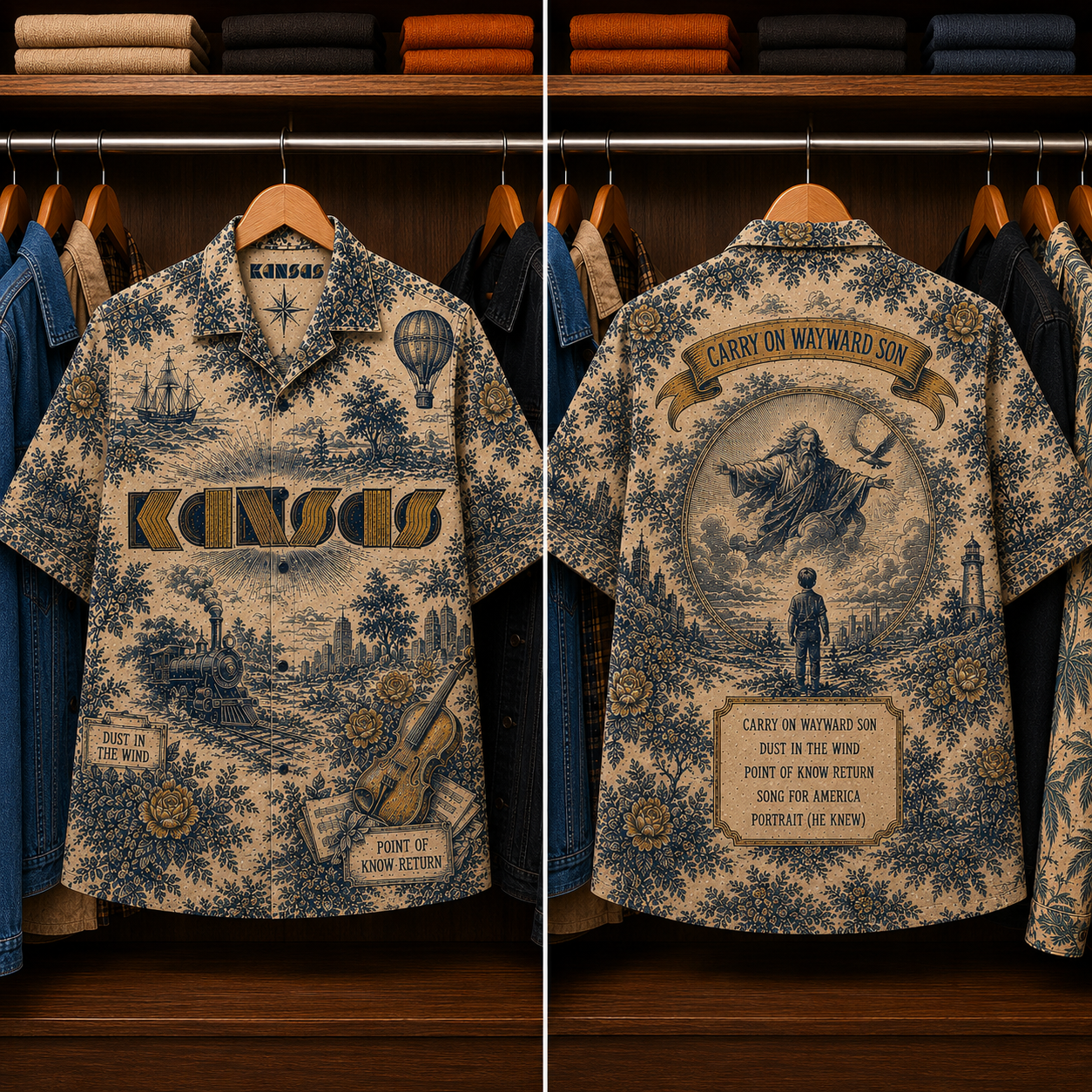 Kansas Luxury Hawaiian Shirt - Mexican Inspired Hawaiian Special Shirt