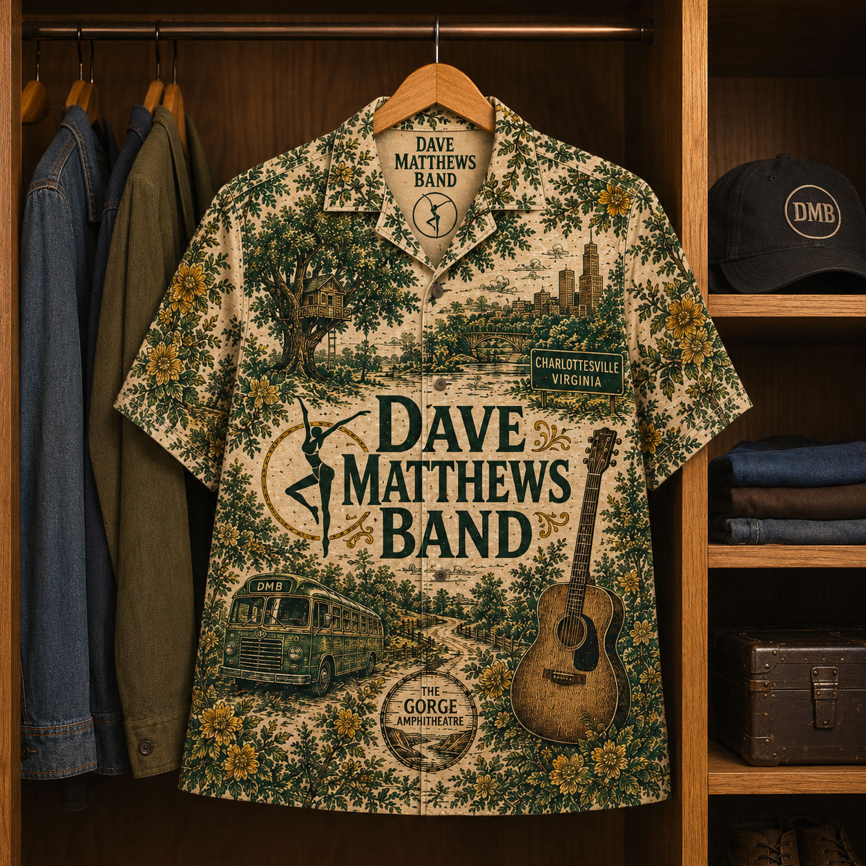 Dave Matthews Luxury Hawaiian Shirt - Tropical Inspired Hawaiian Special Shirt
