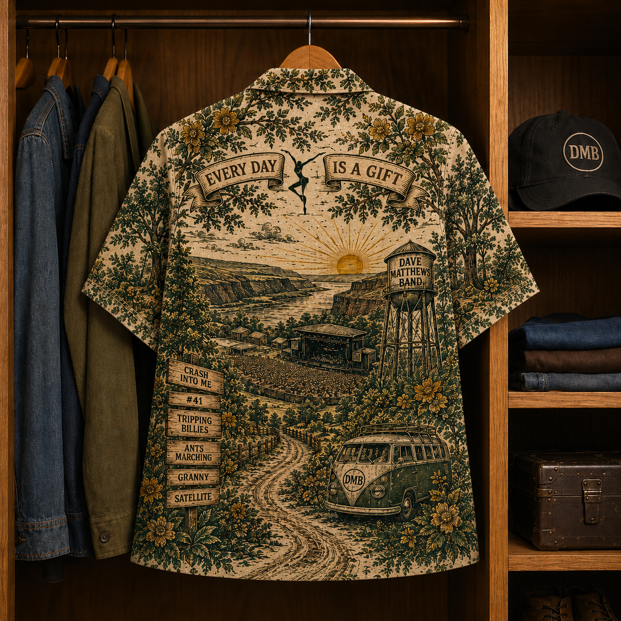 Dave Matthews Luxury Hawaiian Shirt - Tropical Inspired Hawaiian Special Shirt