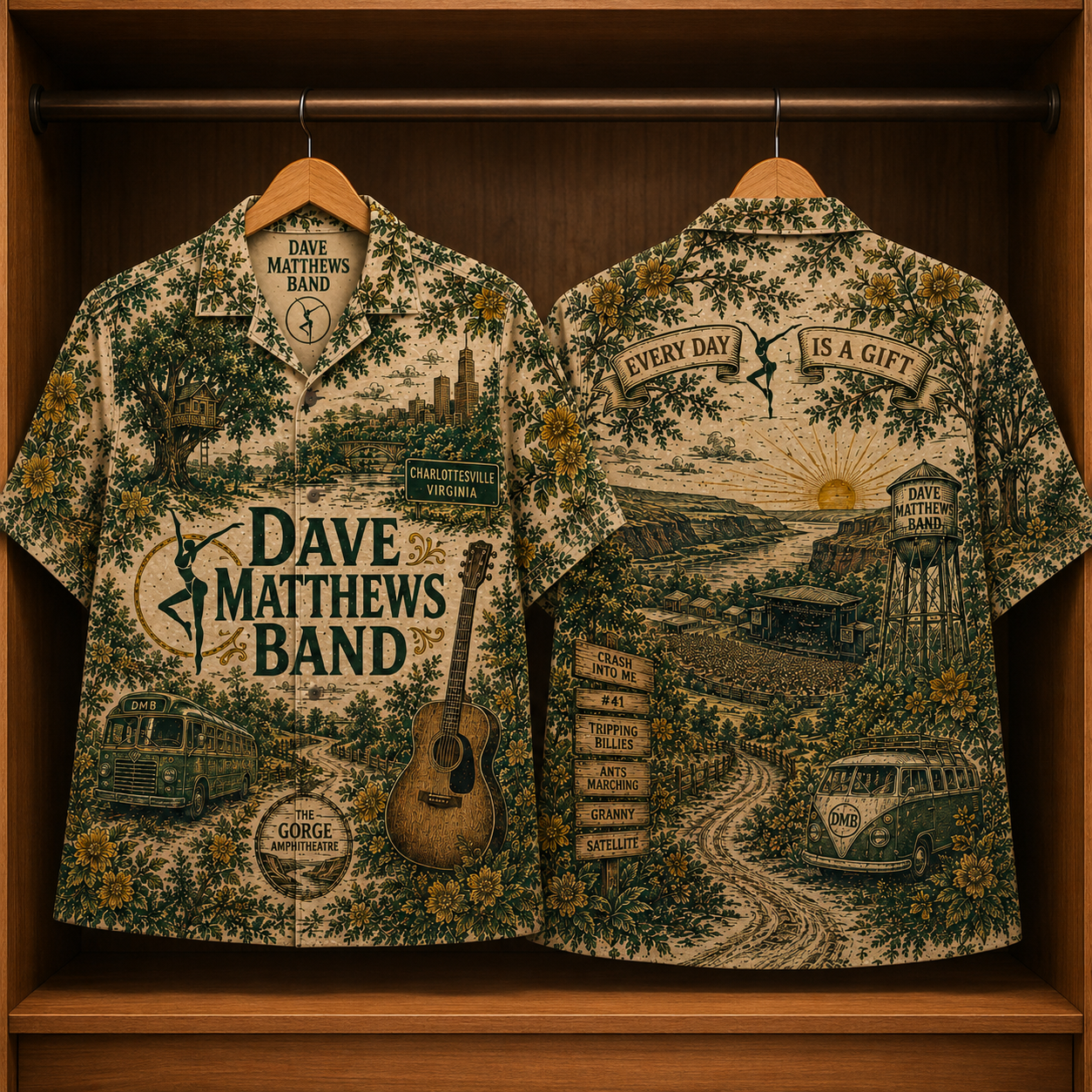 Dave Matthews Luxury Hawaiian Shirt - Tropical Inspired Hawaiian Special Shirt