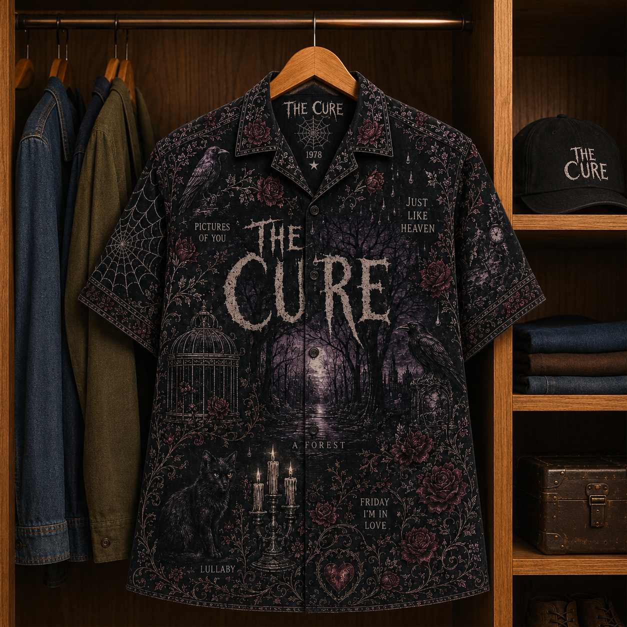 The Cure Luxury Hawaiian Shirt - Tropical Inspired Hawaiian Special Shirt