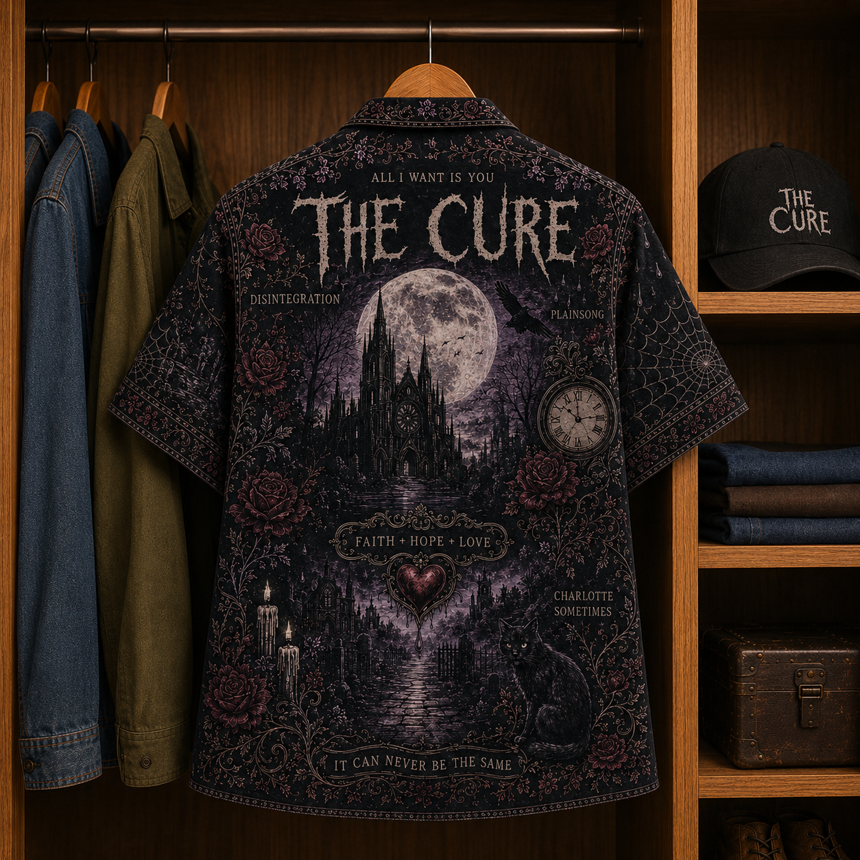 The Cure Luxury Hawaiian Shirt - Tropical Inspired Hawaiian Special Shirt