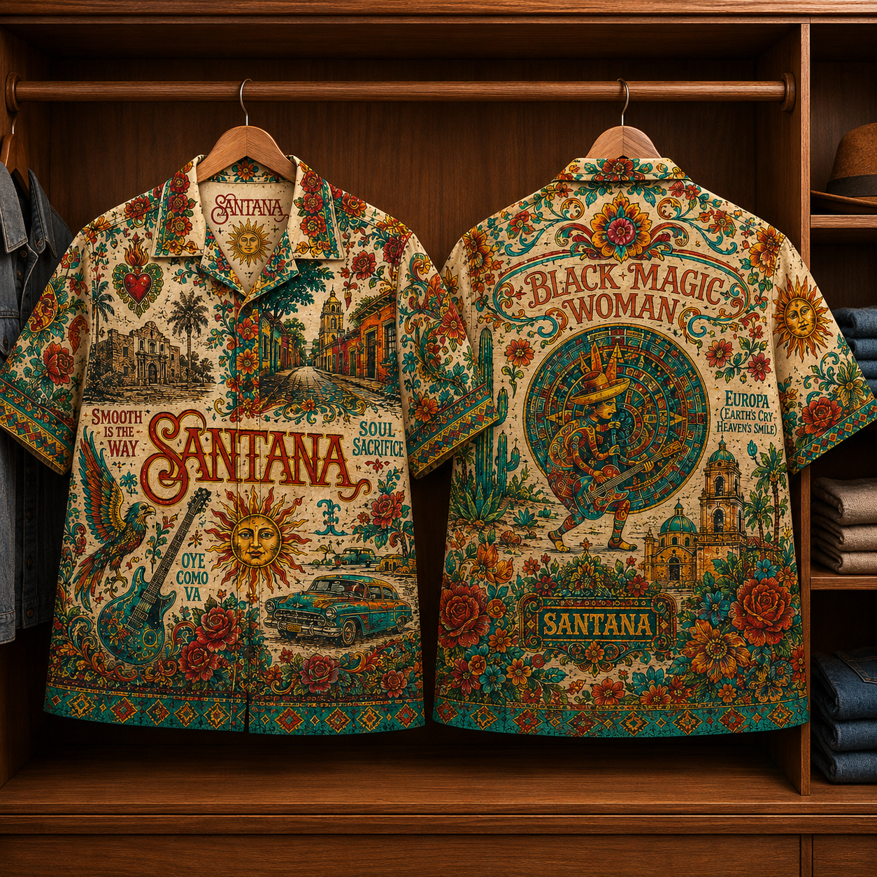 Santana Luxury Hawaiian Shirt - Tropical Inspired Hawaiian Special Shirt