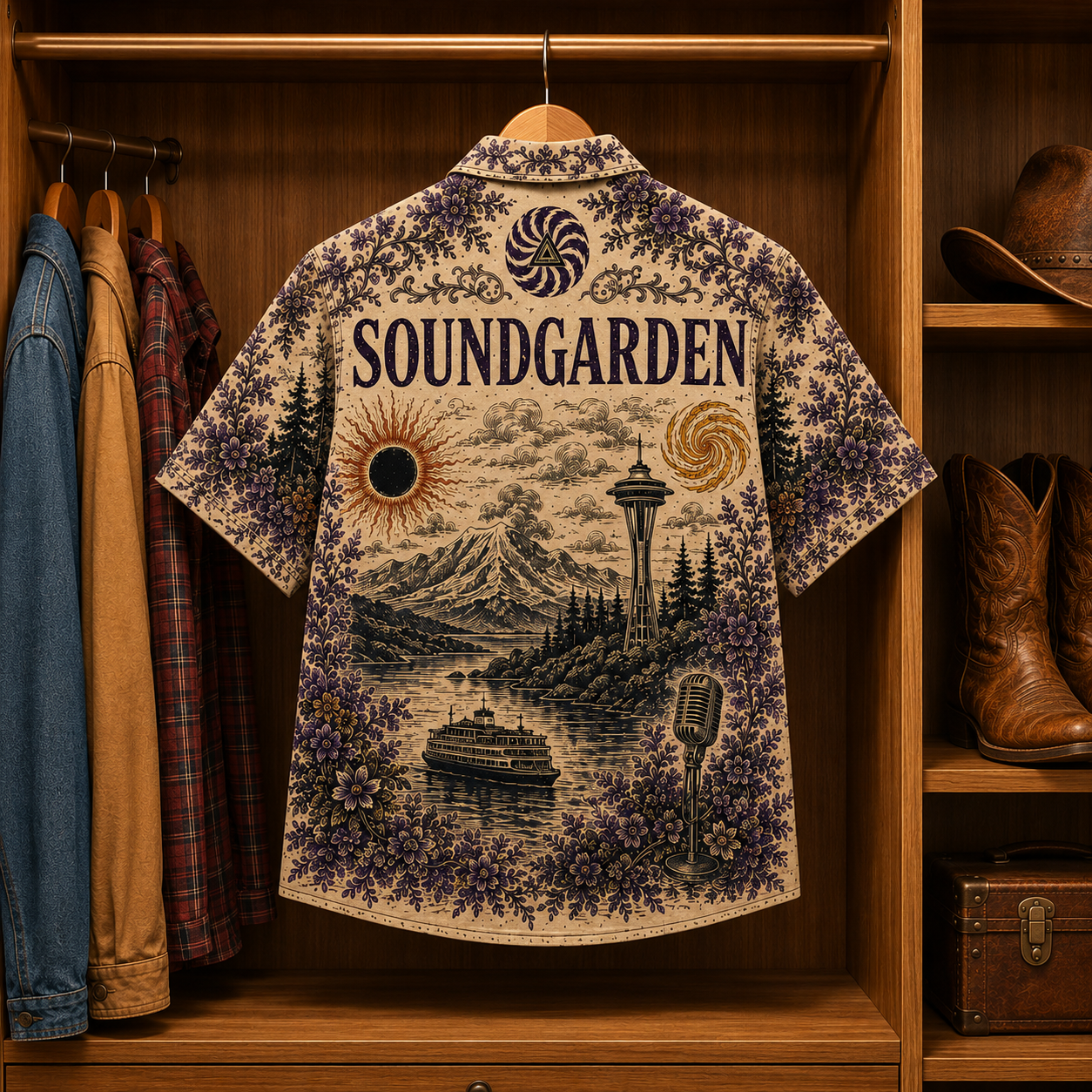 SoundGarden Luxury Hawaiian Shirt - Tropical Inspired Hawaiian Special Shirt