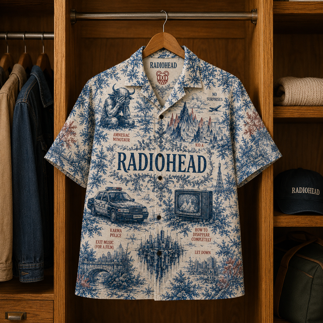 RadioHead Luxury Hawaiian Shirt - Tropical Inspired Hawaiian Special Shirt Yellow Submarine