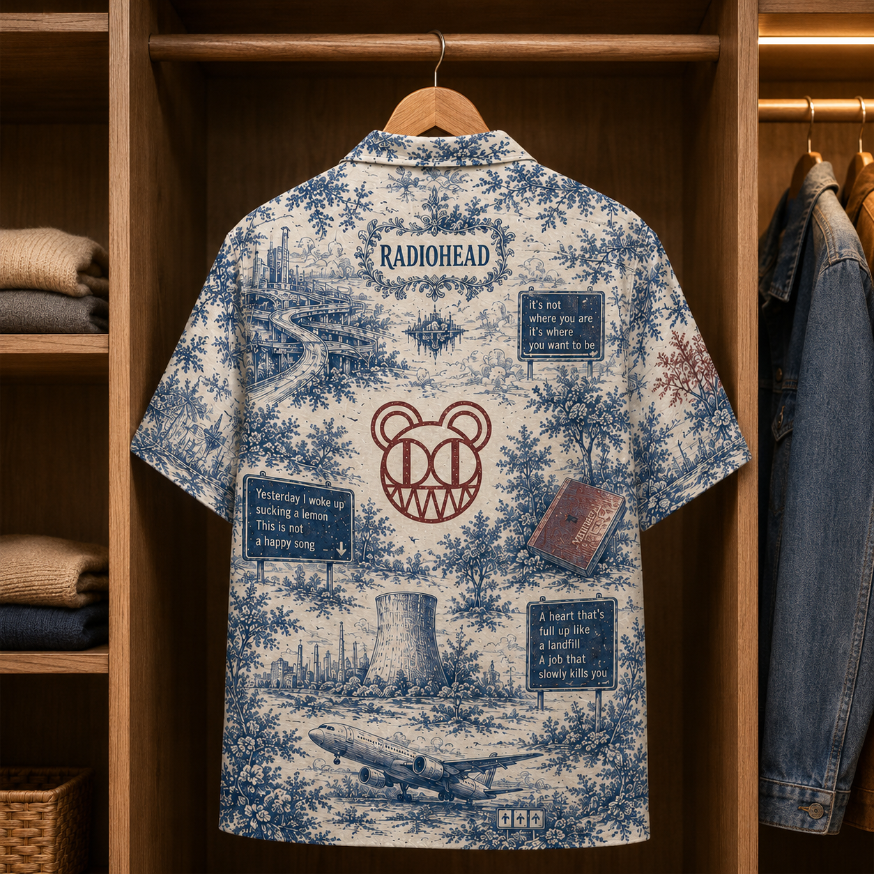 RadioHead Luxury Hawaiian Shirt - Tropical Inspired Hawaiian Special Shirt Yellow Submarine