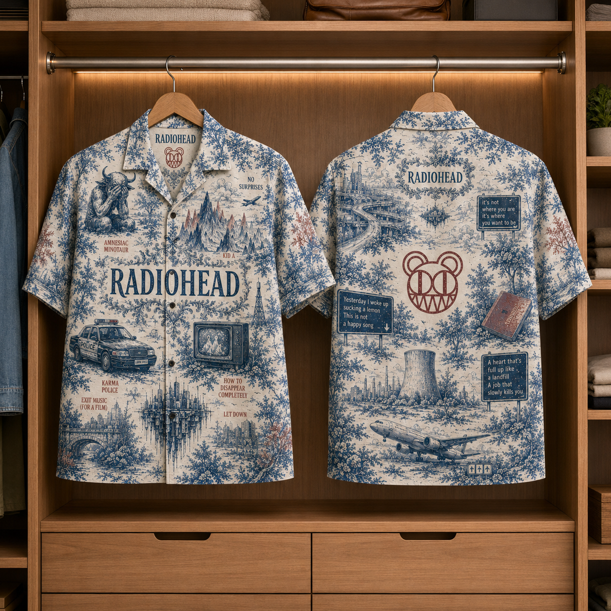 RadioHead Luxury Hawaiian Shirt - Tropical Inspired Hawaiian Special Shirt Yellow Submarine