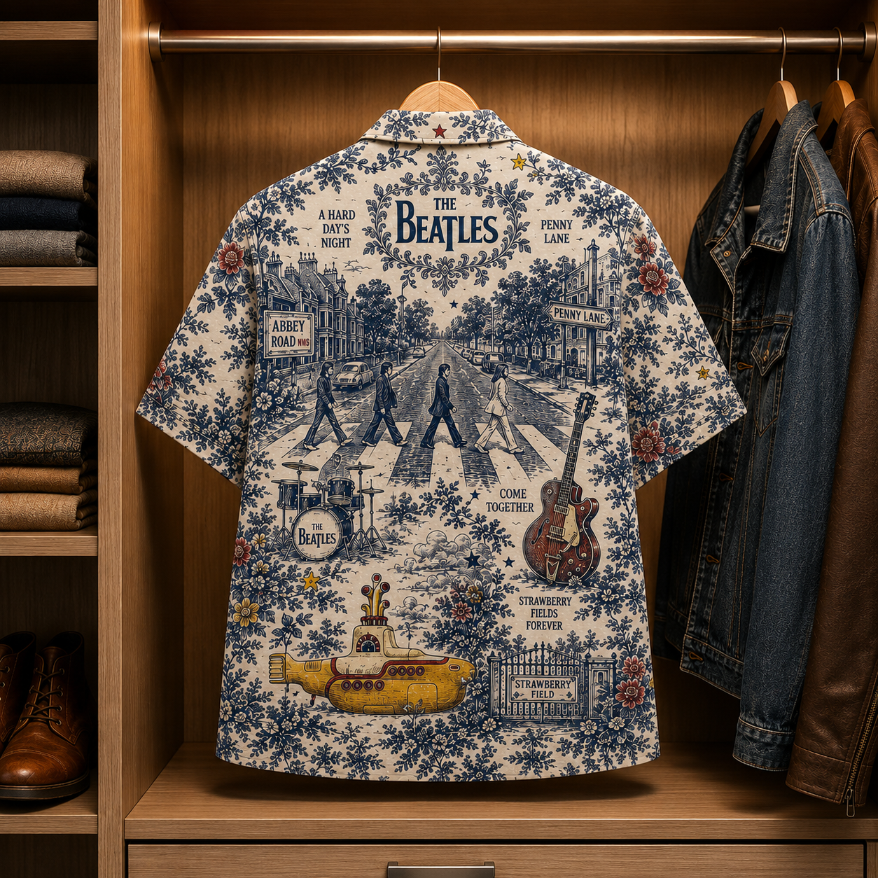 The Beatles Luxury Hawaiian Shirt - Tropical Inspired Hawaiian Special Edition