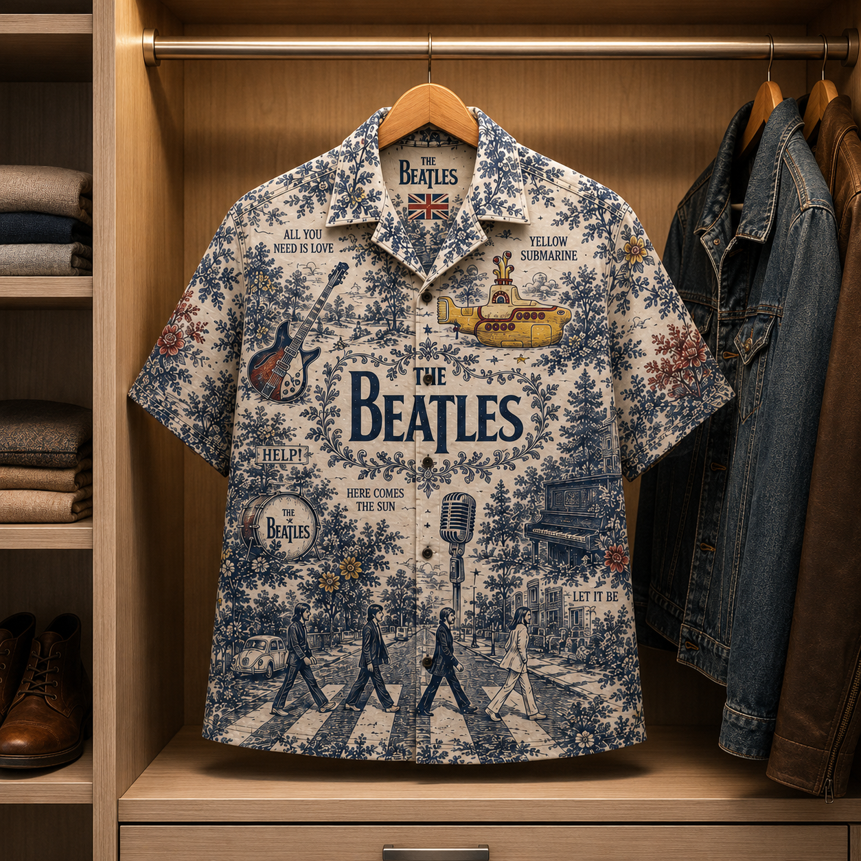 The Beatles Luxury Hawaiian Shirt - Tropical Inspired Hawaiian Special Edition