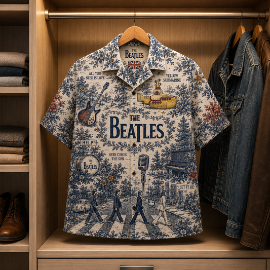 The Beatles Luxury Hawaiian Shirt - Tropical Inspired Hawaiian Special Edition