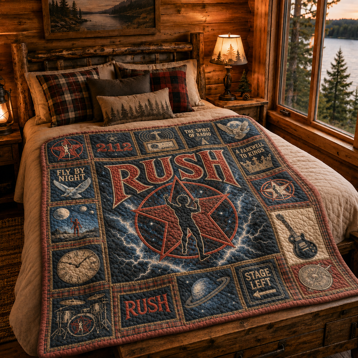 Rush Quilt Blanket – A Psychedelic Journey in Every Stitch
