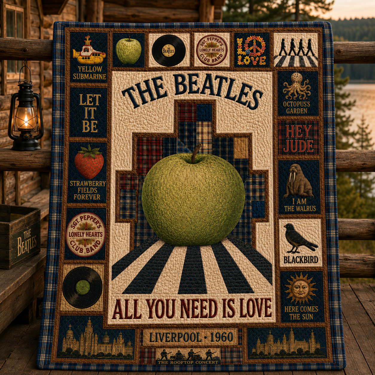 The Beatles Quilt Blanket – A Journey in Every Stitch