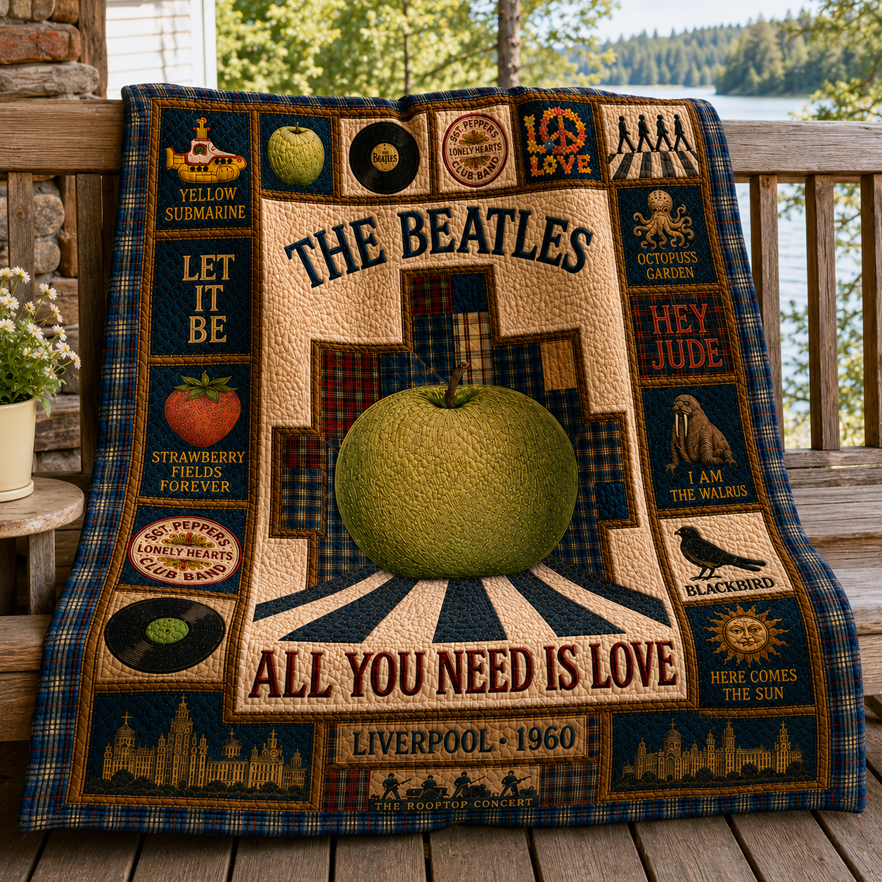 The Beatles Quilt Blanket – A Journey in Every Stitch