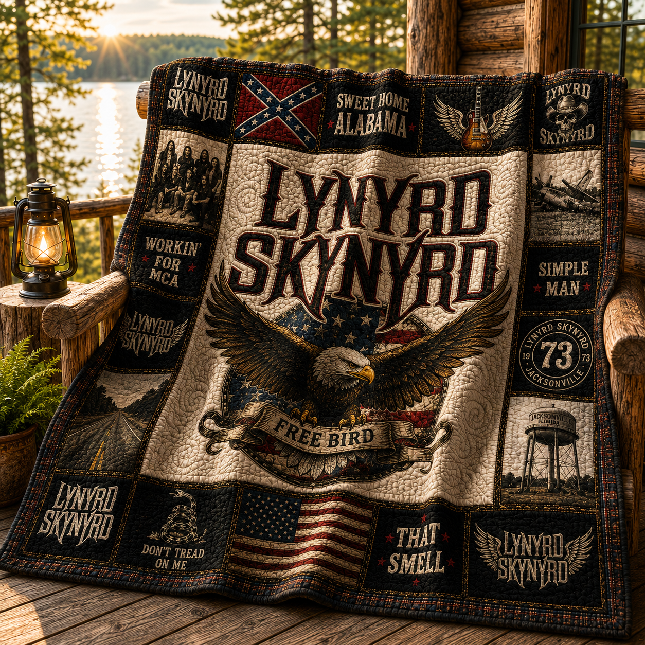 Lynyrd Skynyrd Quilt Blanket – A Journey in Every Stitch