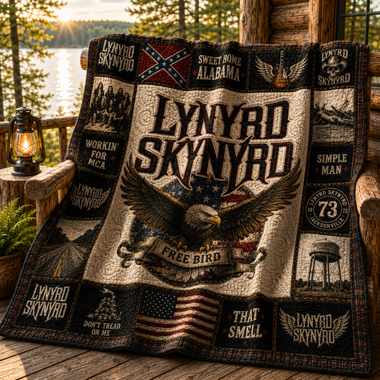 Lynyrd Skynyrd Quilt Blanket – A Journey in Every Stitch