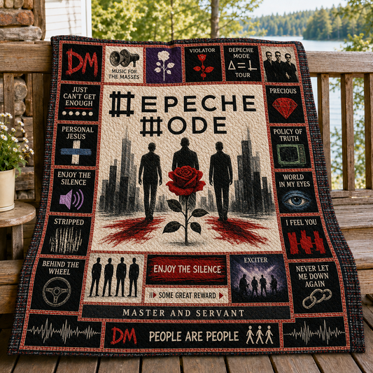 Depeche Mode Quilt Blanket – A Rock And Roll Forever Tribute To A Amazing Band