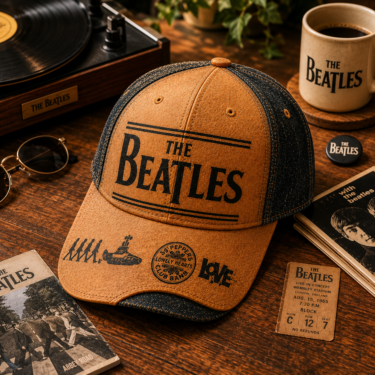The Beatles Iconic Classic Cap – Retro Vintage Classic Cap (With Box)