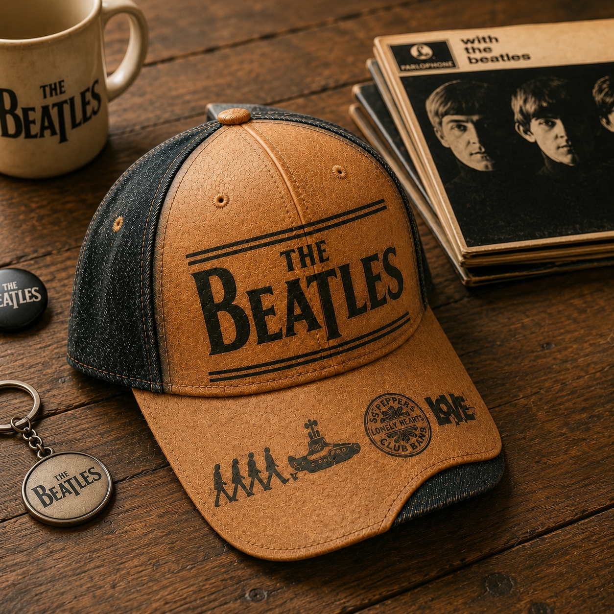 The Beatles Iconic Classic Cap – Retro Vintage Classic Cap (With Box)