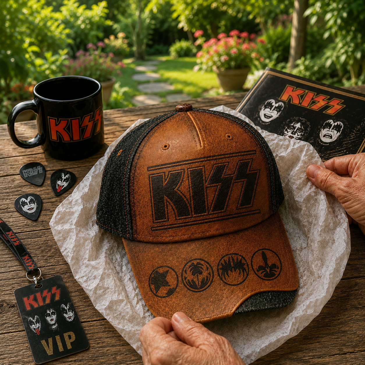 KISS Iconic Classic Cap – Retro Vintage Classic Cap (With Box)